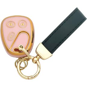 TPU Key Fob Cover fit for Chevy Tahoe Suburban Silverado Avalanche Equinox Sierra Yukon Cadillac Hummer Torrent