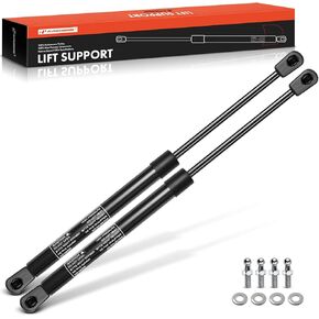 A-Premium 16 inch 35lb 16" Lift Supports Gas Spring Shock Struts Replacement for Toolbox Cabinets Sliding Window Storage Bed Bench Lids Basement Door 2-PC Set