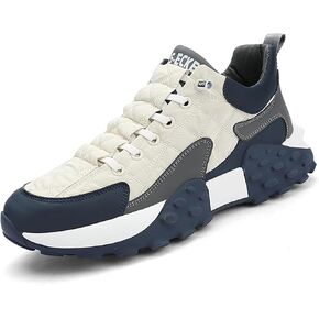 Men's Orthopedic Comfort Sneakers 2024 Casual Waterproof Walking Tennis Slip on Wide Shoes Lightweight Non Slip Breathable Platform Shoe