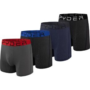 Spyder Performance Mesh Mens Boxer Briefs Sports Underwear For Men