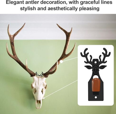 1 PCS European Mount Skull Hanger,Deer Skull Mount Bracket,Antler Mounting Kit,Elk Skull Mount for Deer Mule Antelope Coyote Skull and Small Game Animals in Saudi Arabia