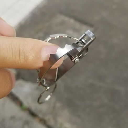 2 Pcs Mini Bear Trap Keychain Funny Keychain Unzip Key Chain Mouse Trap That Works Cool Keychain Funny Keychains in Saudi Arabia