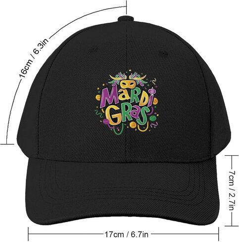 Mardi Gras 2024 Hat Baseball Cap Sports Casquette Adjustable Leisure Dad Trucker Hat in Saudi Arabia