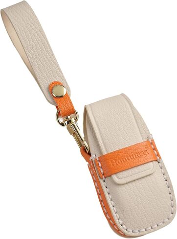 Genuine Leather Key Fob Cover Case for Mercedes-Benz A E S C GLE GLC EQB EQC GLA GLS AMG G63 250 300 2020-2024 Key Holder (Green) in Kuwait