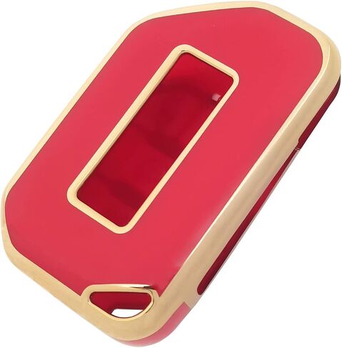 Key Fob Cover for Jeep with Keychain Soft TPU Car Key Shell Case Protector Compatible with Jeep 2020 2021 Gladiator JT Sahara JLU 2018-2021 Jeep Wrangler JL JLU Rubicon (White) in Kuwait