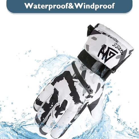Durio Ski Gloves Men Women Waterproof Touchscreen Snowboarding Gloves Snow Gloves for Men Women Winter Snowmobile Gloves in Saudi Arabia
