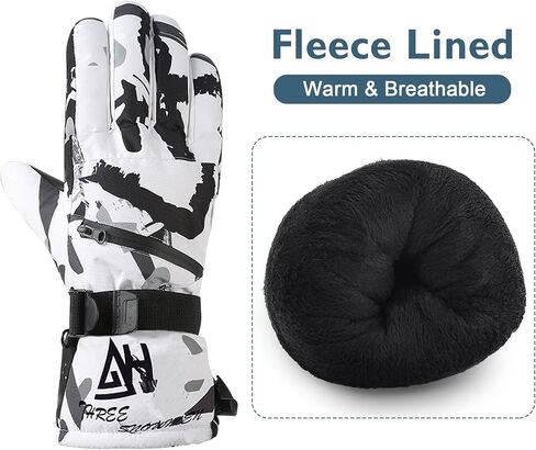 Durio Ski Gloves Men Women Waterproof Touchscreen Snowboarding Gloves Snow Gloves for Men Women Winter Snowmobile Gloves in Saudi Arabia