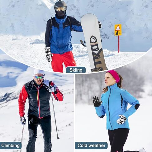 قفازات دوريو للتزلج للرجال والنساء، مقاومة للمياه، قفازات التزلج على الجليد، قفازات الثلج للرجال والنساء، قفازات الشتاء على الجليد in Kuwait