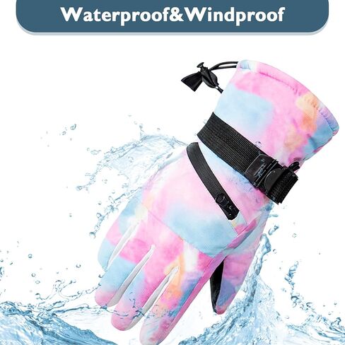 قفازات دوريو للتزلج للرجال والنساء، مقاومة للمياه، قفازات التزلج على الجليد، قفازات الثلج للرجال والنساء، قفازات الشتاء على الجليد in Kuwait