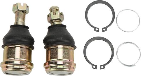 مجموعة نهاية قضيب التعادل زوج M12 محامل نهاية قضيب ذراع مستديرة وصلة كروية ربط قضيب كروي مفصل كروي علوي/سفلي لـ 50cc‑250cc ATV UTV QUAD Dirt Bike Go Kart in Kuwait