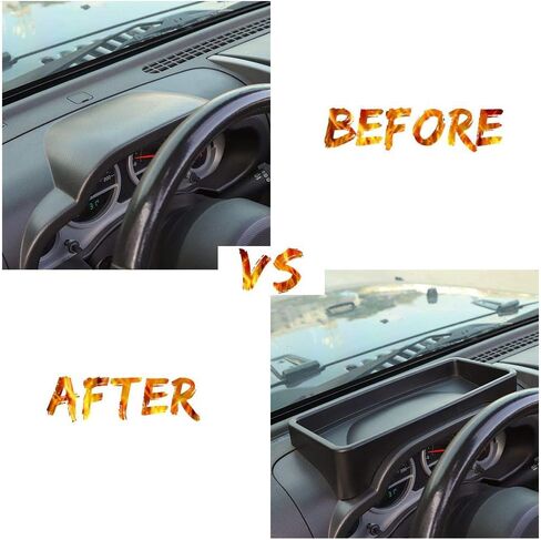 RT-TCZ JK Dashboard Storage Organizer Tray Phone Sunglasses Box Container for 2007-2010 Jeep Wrangler JK JKU Unlimited in Saudi Arabia