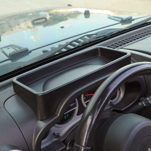 RT-TCZ JK Dashboard Storage Organizer Tray Phone Sunglasses Box Container for 2007-2010 Jeep Wrangler JK JKU Unlimited in Saudi Arabia