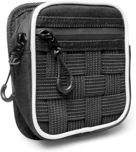 Center Console Organizer Molle Pouches for Ford Bronco Accessories 2021 2022 2023 2024 2025 Molle Panel Armrest Organizer EDC Tool Pouch Multi-Purpose Gadget Tool Gear Bag, Black in Kuwait