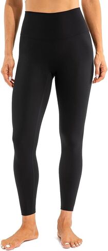 Ukaste Women's Petite Studio Essential 7/8 Length Yoga Leggings 23" - High Waisted Workout Active Tights Ankle Pants in Kuwait