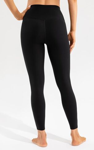 Ukaste Women's Petite Studio Essential 7/8 Length Yoga Leggings 23" - High Waisted Workout Active Tights Ankle Pants in Kuwait