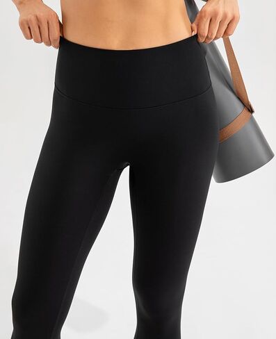 Ukaste Women's Petite Studio Essential 7/8 Length Yoga Leggings 23" - High Waisted Workout Active Tights Ankle Pants in Kuwait