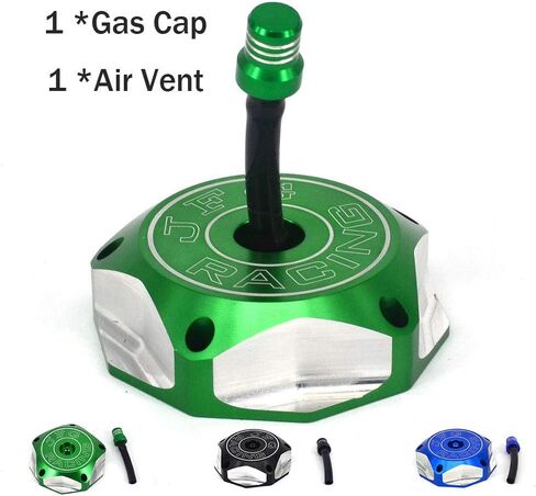 Dirt Bike Gas Cap Fuel Tank Cap for KLX110/L 2010-2024, KLX140/L 2008-2024, KX250 2005-2008/2019-2024, KX250F 2006-2019 And More Dirt Pit Bike, GREEN in Kuwait