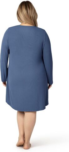 Kindred Bravely Riley Ribbed Maternity & Nursing Nightgown | Long Sleeve Postpartum Pajamas in Kuwait