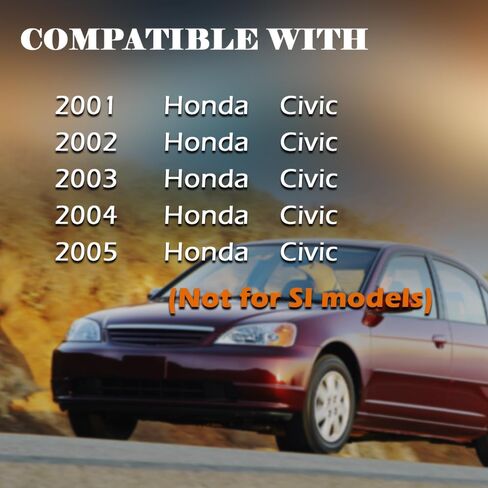 ذراع التحكم الأمامي السفلي مناسب لـ 2001 2002 2003 2004 2005 Honda Civic مع مفصل كروي + شريط أمامي + قضيب ربط خارجي طقم 8 قطعة K640287 K640288 in Kuwait