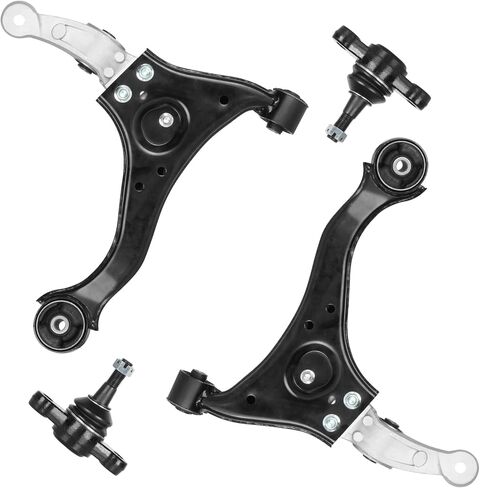 4pc Front Lower Control Arms with Ball Joint Suspension Kit Fit for Hyundai for Sonata 2006 2007 2008 2009 2010 K641392 K641391 K500035 in Kuwait