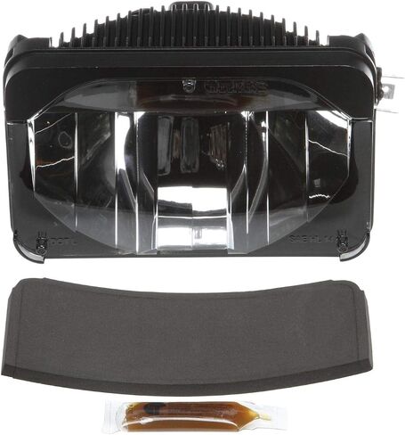مصباح أمامي LED 27645C من Truck-Lite (مستطيل مقاس 4 بوصات × 6 بوصات، عدسة بولي كربونات، ألومنيوم، شعاع عالٍ، 12-24 فولت) in Kuwait