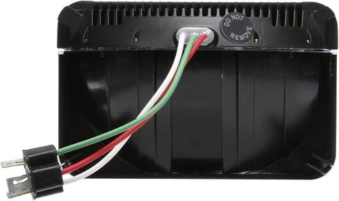 مصباح أمامي LED 27645C من Truck-Lite (مستطيل مقاس 4 بوصات × 6 بوصات، عدسة بولي كربونات، ألومنيوم، شعاع عالٍ، 12-24 فولت) in Kuwait