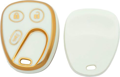 TPU Key Fob Cover fit for Chevy Tahoe Suburban Silverado Avalanche Equinox Sierra Yukon Cadillac Hummer Torrent in Kuwait