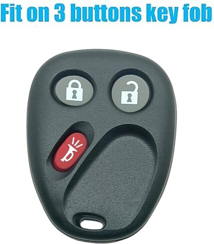 TPU Key Fob Cover fit for Chevy Tahoe Suburban Silverado Avalanche Equinox Sierra Yukon Cadillac Hummer Torrent in Kuwait