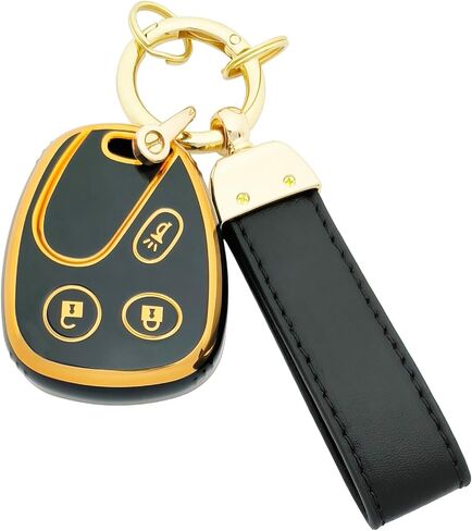 TPU Key Fob Cover fit for Chevy Tahoe Suburban Silverado Avalanche Equinox Sierra Yukon Cadillac Hummer Torrent in Kuwait