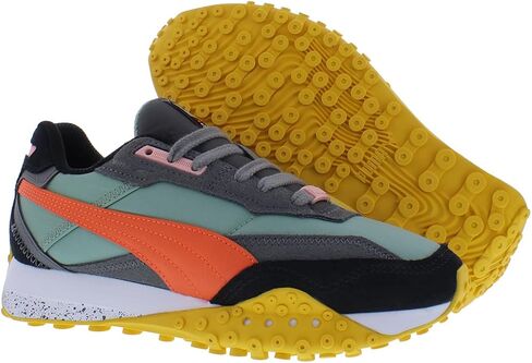 PUMA Womens Blktop Rider Brand Love Lace Up Sneakers Shoes Casual - Green in Saudi Arabia