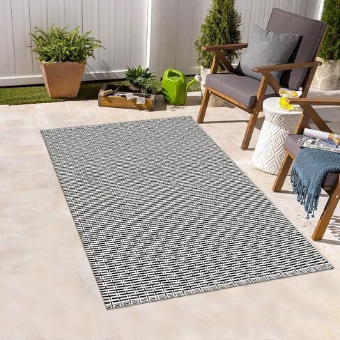 Washable Hallway Runner Rugs,2'x6' Kitchen Runner Rug Black Low Pile Carpet Runners for Hallway 6ft,Cotton Lightweight Laundry Room Rug Accent Runners for Bedroom/Living Room in Saudi Arabia