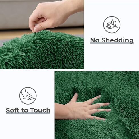 سجاد 5x7 لغرفة المعيشة، سجاد منطقة رقيق 5x7 لغرفة النوم، سجادة قطيفة غير قابلة للانزلاق لغرفة اللعب، سجادة أشعث ناعمة لغرفة الأطفال، سجادة غامضة لغرفة النوم، رمادي in Kuwait