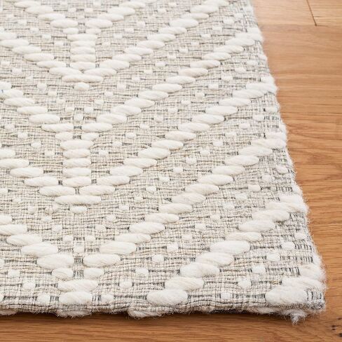 سجادة SAFAVIEH Marbella Collection Runner - 2'3" x 9'، عاجي وبيج، صوف شيفرون مصنوع يدويًا، مثالية للمناطق ذات حركة المرور العالية في غرفة المعيشة وغرفة النوم (MRB324A) in Saudi Arabia