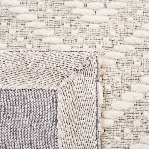 سجادة SAFAVIEH Marbella Collection Runner - 2'3" x 9'، عاجي وبيج، صوف شيفرون مصنوع يدويًا، مثالية للمناطق ذات حركة المرور العالية في غرفة المعيشة وغرفة النوم (MRB324A) in Saudi Arabia