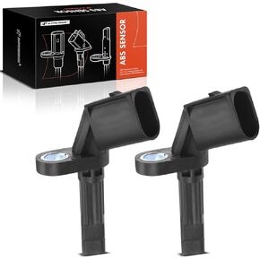 A-Premium ABS Wheel Speed Sensors Compatible with Audi Models - A4 2013, A5 2012, A4 allroad 2015-2016, allroad 2013/2015-2016 - Front Driver and Passenger Side, 2-PC Set, Replace# 0265007927