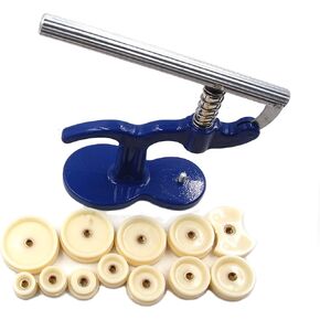 Driak 25-40mm Watch Back Case Cover Press Closer Watchmaker Presser Repair Tool With 12 Fitting Dies