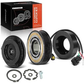 A-Premium Air Conditioner AC Compressor Clutch Kit Compatible with Hyundai Palisade 2020 2021 2022 3.8L