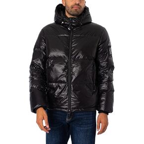 Armani Exchange Men's Ax Icon Hooded Puffer Jacket