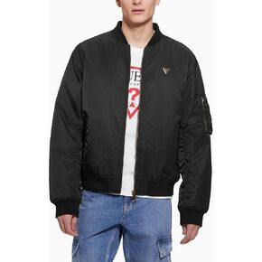 GUESS Men's John Bomber Hooded Jacket