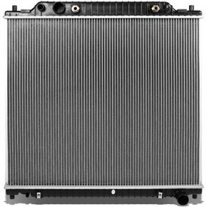 DNA Motoring OEM-RA-2171 OE Style 2-Row Aluminum Cooling Radiator Replacement Compatible with 99-04 F250 F350 F450 F550 Super Duty 6.8 7.3