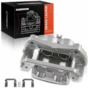 A-Premium Disc Brake Caliper Assembly with Bracket Compatible with Select Infiniti Models - FX35 2006-2013, FX45 2006-2008, V6 3.5L, V6 3.7L, V8 4.5L - Front Driver and Passenger Side, 2-PC Set