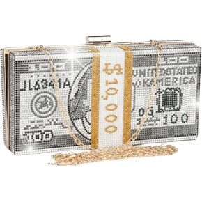 LoveWLC Evening Party Women Money Handbag,Shinning Ladyies Purse Money Shoulder Bag