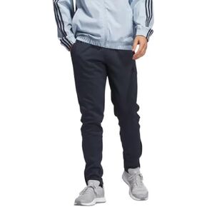 adidas Men’s Regular Fit Zippered Ankle Openings Jogger - Blue (Aurink), Large