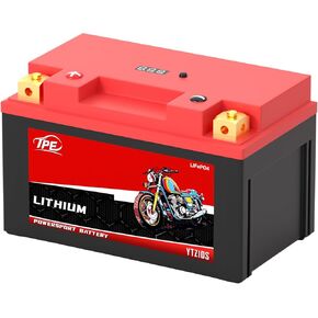 TPE Lithium YTZ10S-BS 12V 4AH 400CCA Motorcycle Battery Powersport Battery for ATV, Jet Ski, Scooter, PWC & More