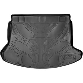 SMARTLINER All Weather Custom Fit Cargo Trunk Liner Floor Mat Black Compatible with 2008-2013 Nissan Rogue / 2014-2015 Rogue Select