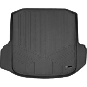 SMARTLINER All Weather Custom Cargo Liner Trunk Floor Mat Black for 2019-2021 Volkswagen Jetta