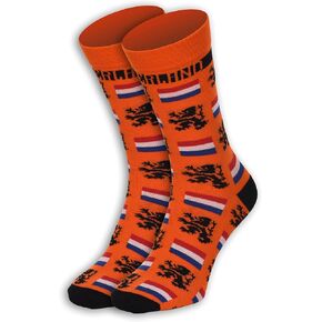 Euroscarves Country-Themed Socks, X-Large, Shoe Size 10-13 (Netherlands/Holland)