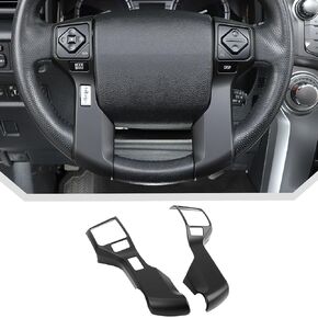 JeCar for 4Runner Steering Wheel Cover Trim Interior Accessories Compatible with Toyota 4runner SUV 2010-2019 (Matte Black)