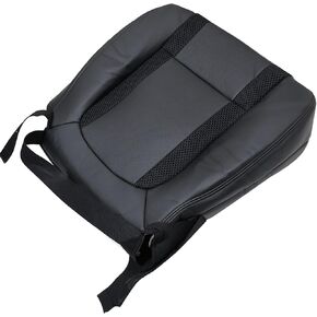 NLQR Front Driver Side Bottom Perforated Leather Seat Cover Compatible with Ford F150 Raptor SVT 2010 2011 2012 2013 2014
