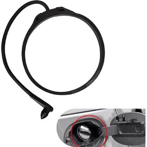 1 PC Car Fuel Tank Cap Tether Ring, Anti-lost Design, Vehicle Fuel Tank Cap Tether Accessories, Close Fitting, Compatible with Land Rover Evoque Discovery 3/4 Evoque 2 Range Rover (Black)